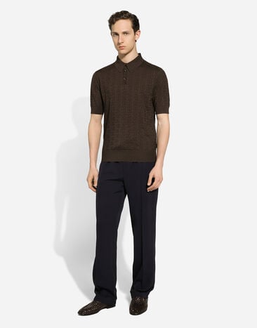 Dolce & Gabbana Twill jogging pants Blue GP03ATFUBBQ