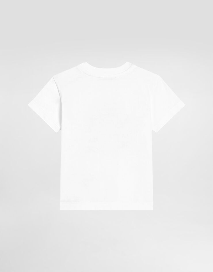 Dolce & Gabbana Camiseta de manga corta de punto con estampado Dolce&Gabbana Multicolor L1JTEYG7NVW