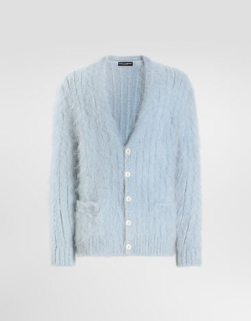 Dolce & Gabbana Mohair cardigan Dolce & Gabbana Mohair cardigan Grey GXVBSTJGMMP