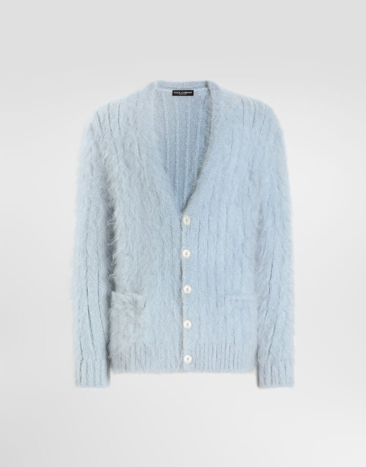 Dolce & Gabbana Mohair cardigan Dolce & Gabbana Mohair cardigan Grey GXVBSTJGMMP