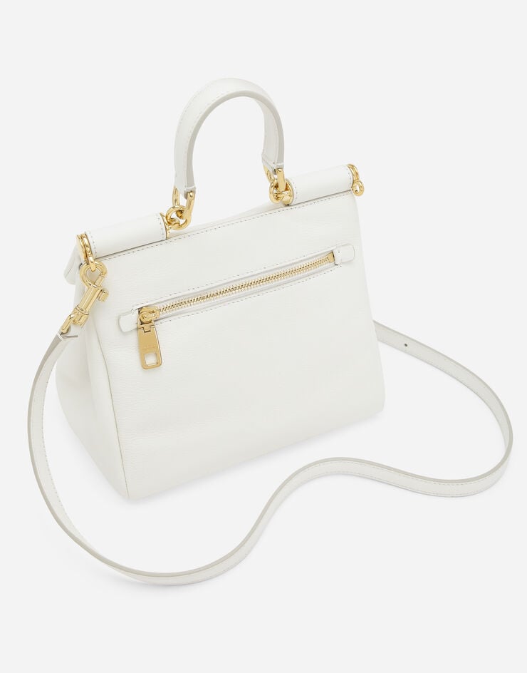 Dolce & Gabbana Маленькая сумка Sicily Soft из телячьей кожи белый BB7400AG642