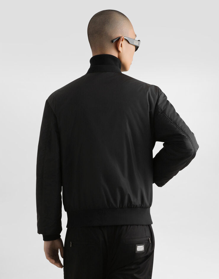Dolce&Gabbana 标牌尼龙外套 黑 G9ABPTG7F2J