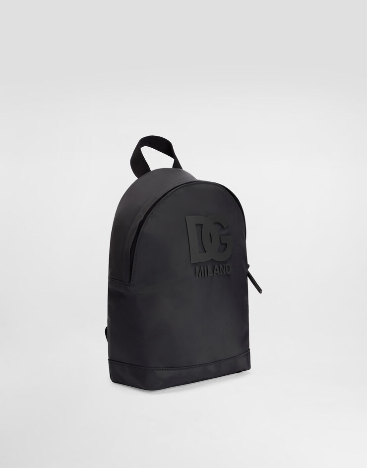Dolce & Gabbana Nylon backpack with logo Black EM0147A0567