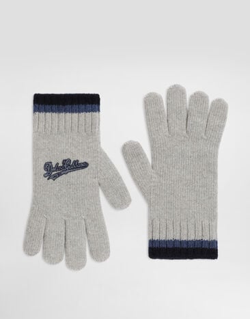 Dolce & Gabbana Strickhandschuhe mit Logo  LBKAC7JDVH5