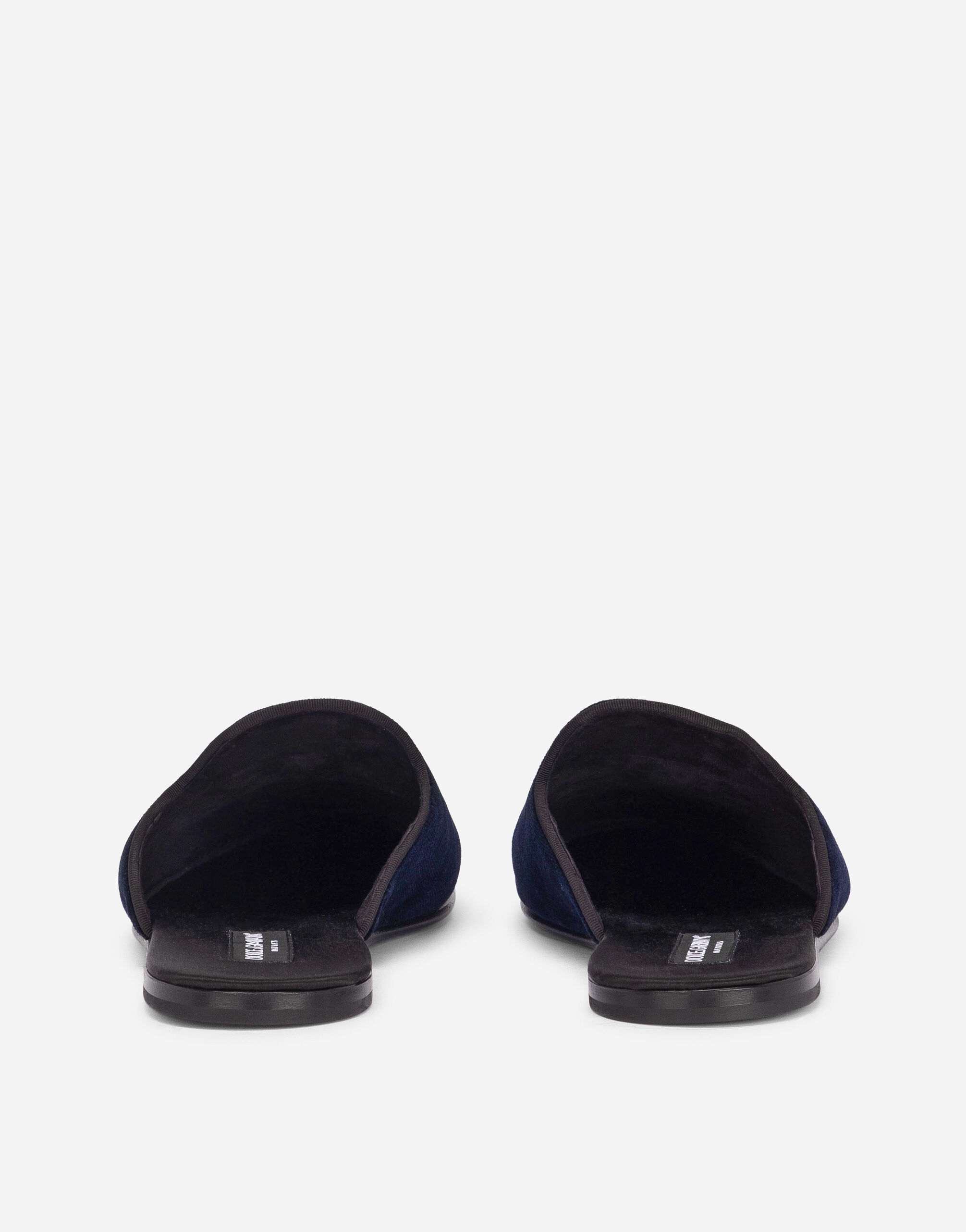 Dolce and store gabbana velvet slippers