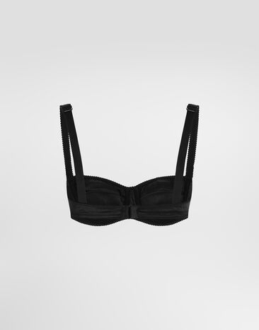 Dolce & Gabbana Soutien-gorge balconnet en satin Noir O1A12TONO13
