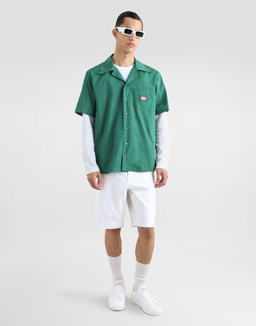 Dolce&Gabbana バミューダジーンズ ストレッチ ホワイト マルチカラー GWNXADG8JR8