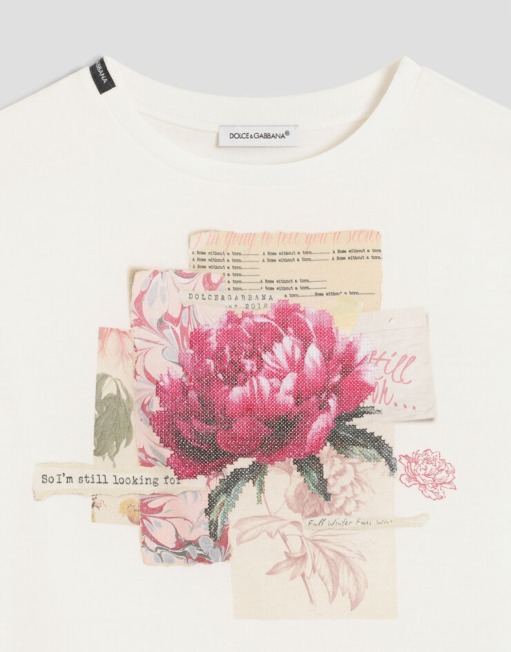 Dolce & Gabbana Jersey t-shirt White L5JTNKG7QUT