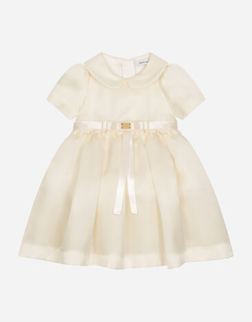 Dolce & Gabbana Triple organza dress with branded tag Print L23DW2FI5KS