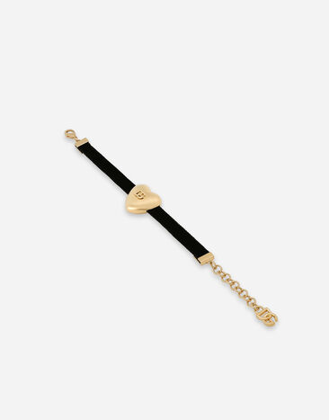 Dolce & Gabbana سوار مخمل بقلب شعار DG متعدد الألوان WBQ8S1W1111