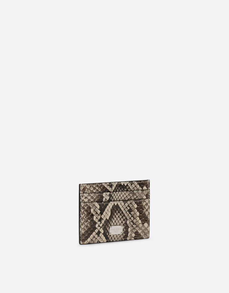 Dolce & Gabbana Python skin card holder Yellow BP0330A2111