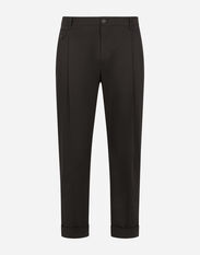 Dolce & Gabbana Stretch cotton pants Black GY07CDG8CO2