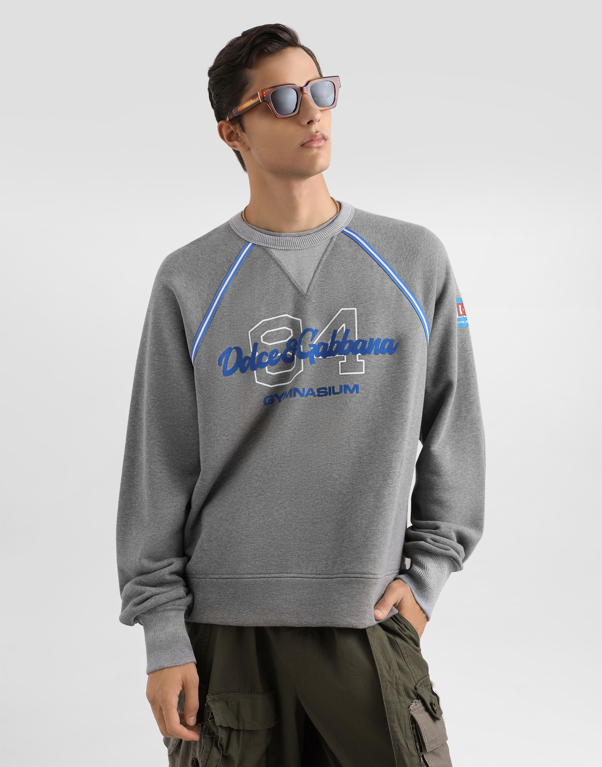 Multicolorのメンズ Printed sweatshirt | Dolce&Gabbana®