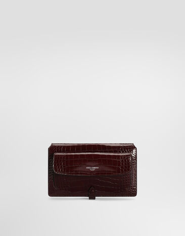 Dolce & Gabbana Alligator crossbody minibag Purple BM2766A2T69
