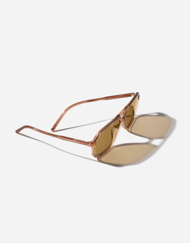 Dolce & Gabbana Everyday Sunglasses Dolce & Gabbana Everyday Sunglasses Transp brown on striped brown VG4541VP183