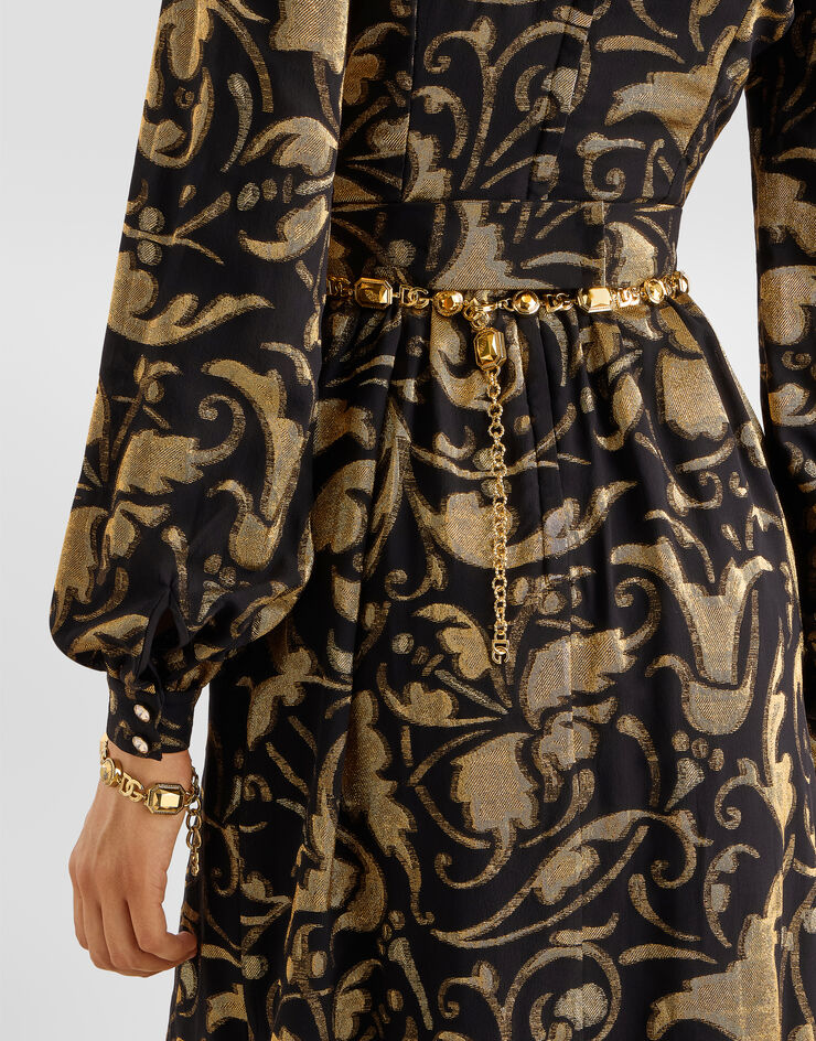 Dolce & Gabbana Lamé jacquard dress Dolce & Gabbana Lamé jacquard dress Gold F623UZFJODZ