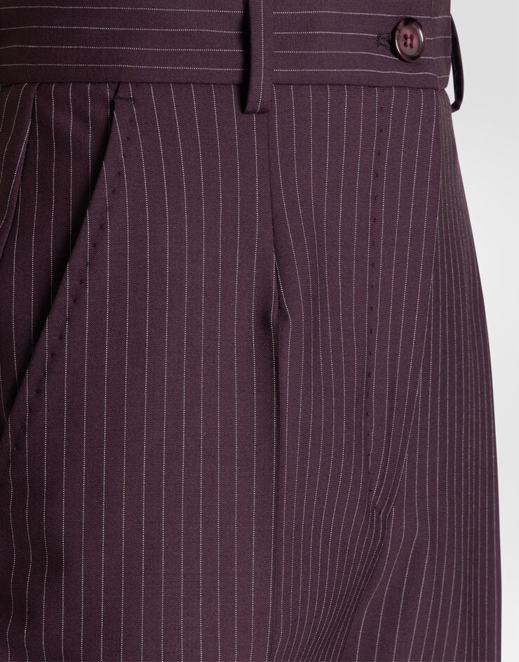 Dolce & Gabbana 羊毛长裤 细条纹效果 Multicolor FTAM2TFRBDQ