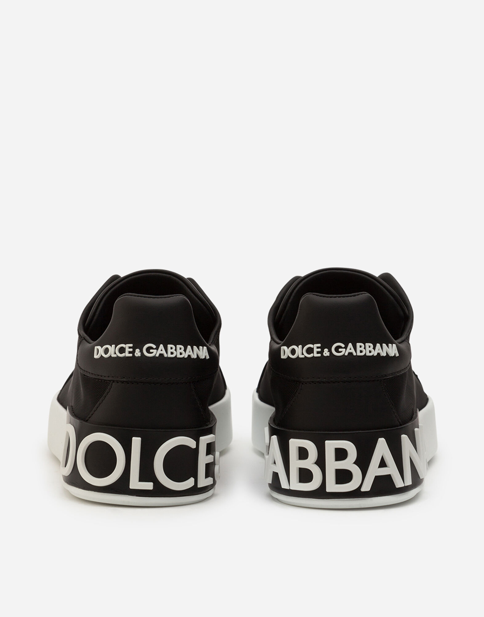 スニーカー DOLCE & GABBANA WHITE AND BLACK SNEAKERS s-l400.jpg