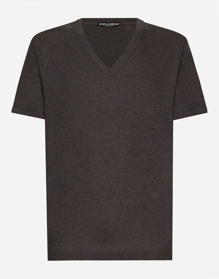 Dolce & Gabbana Cotton t-shirt Grey G8KG0TFU7EQ