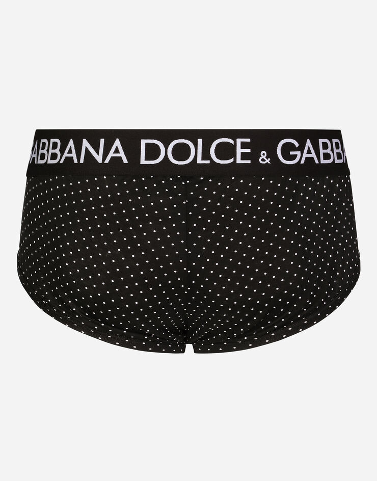 Dolce & Gabbana Two-way stretch jersey Brando briefs with polka-dot print Multicolor M3D63JFSGVZ