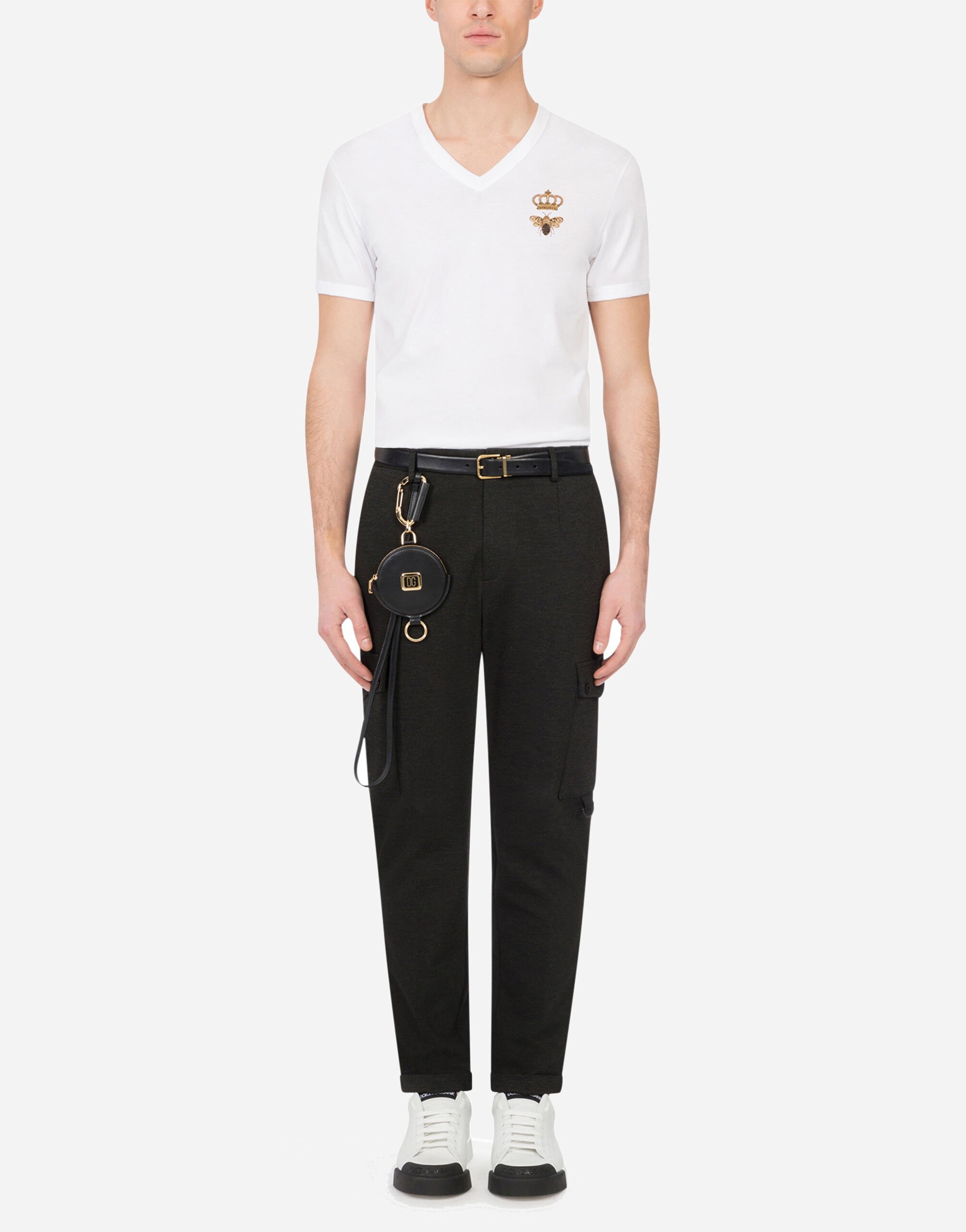 Dolce and gabbana outlet crown bee t shirt