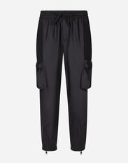 Dolce & Gabbana Jogging pants with large pockets and tag Print GVUZATHI7X6