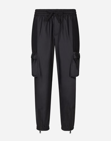 Dolce & Gabbana Pantalon de jogging à grandes poches et plaquette Imprimé GVCRATHI1QB
