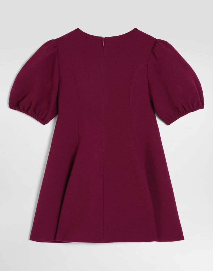 Dolce & Gabbana Double wool crêpe dress Dolce & Gabbana Double wool crêpe dress Fuchsia L54DV6FU207