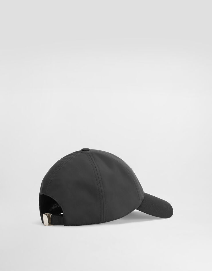 Dolce & Gabbana Nylon canvas baseball cap Black GH886ZFUS33