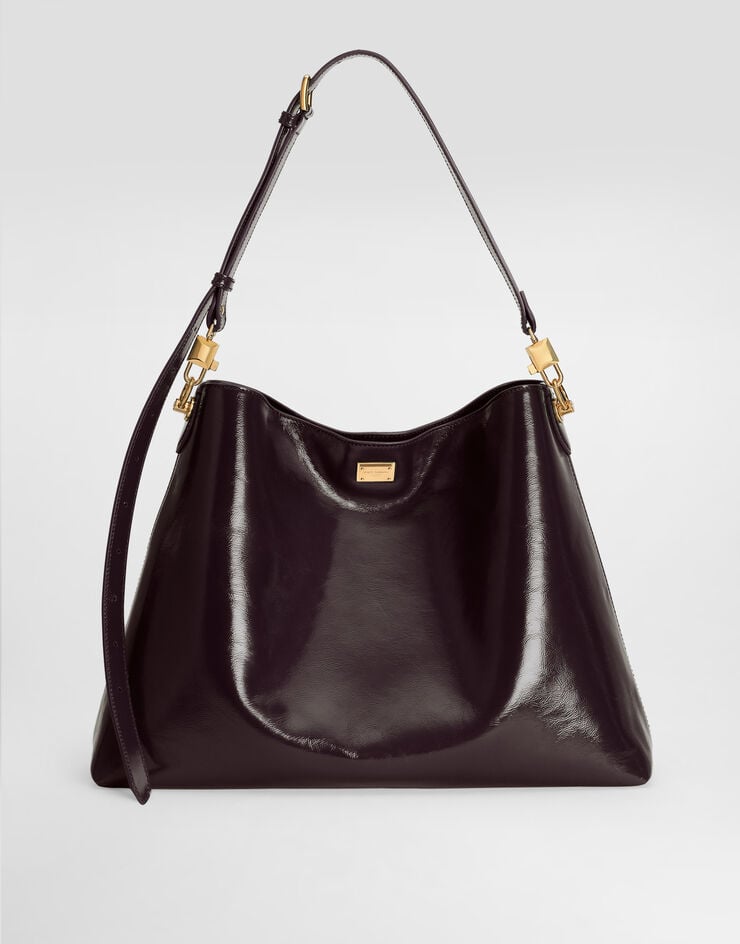 Dolce & Gabbana Large Vittoria calfskin shoulder bag Dolce & Gabbana Large Vittoria calfskin shoulder bag Bordeaux BB7942AZ000