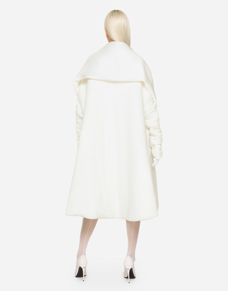 Dolce & Gabbana KIM DOLCE&GABBANA Terrycloth coat White F0C7RTHU7OC