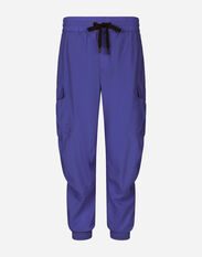 Dolce & Gabbana Stretch cotton cargo pants with tag Black GVCRATIS1RF