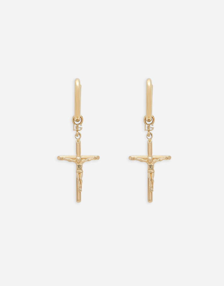 Dolce & Gabbana Stud earrings with “DNA” crosses Gold WEQ1D2W1111