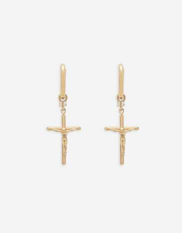 Dolce & Gabbana Stud earrings with “DNA” crosses Gold WPP1T1W1111