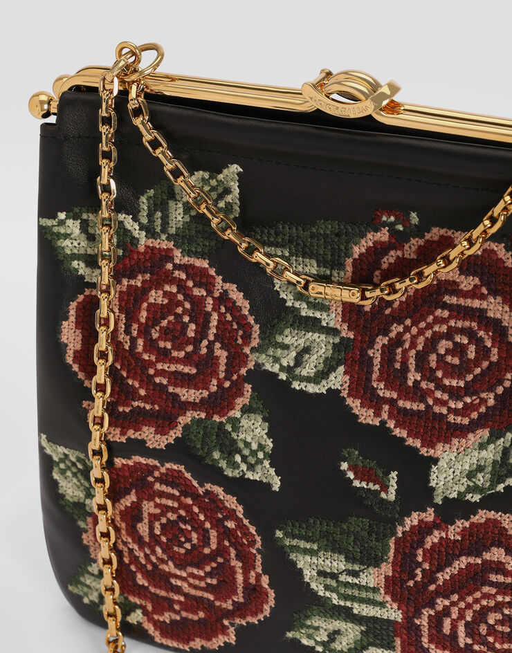 Dolce & Gabbana 숄더 크로스바디 백 DINA 파인 스티치 자수 장식 멀티 컬러 BB8009A3T43
