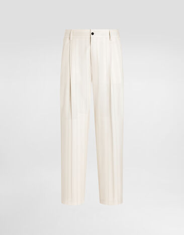 Dolce & Gabbana Pinstripe wool trousers Dolce & Gabbana Pinstripe wool trousers Multicolor GP0N2TFRZAR