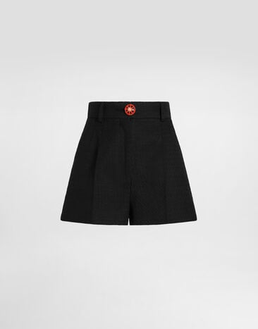 Dolce & Gabbana Fabric bermuda shorts Black FTBVHTFU9AU