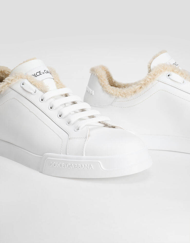 Dolce & Gabbana Sneakers Portofino Light aus Kalbsleder Mehrfarbig CS2373AQ076