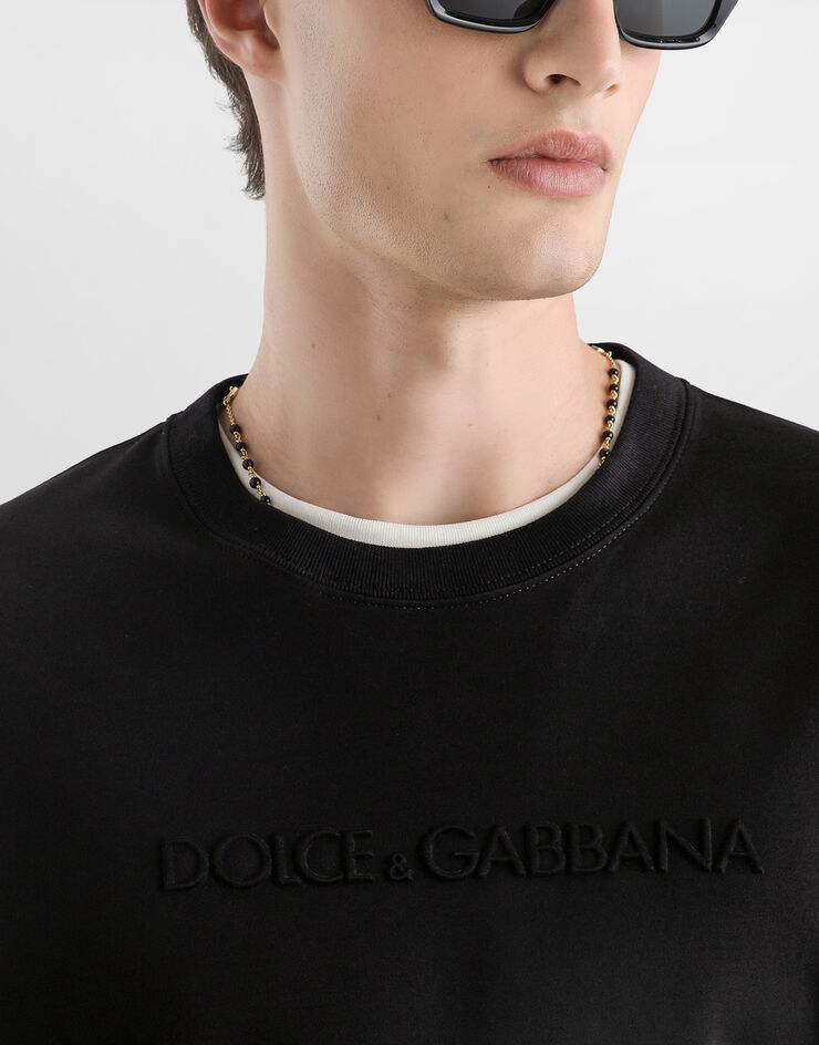 Dolce & Gabbana Camiseta de algodón Dolce & Gabbana Camiseta de algodón Black G8PN9ZHU7H8
