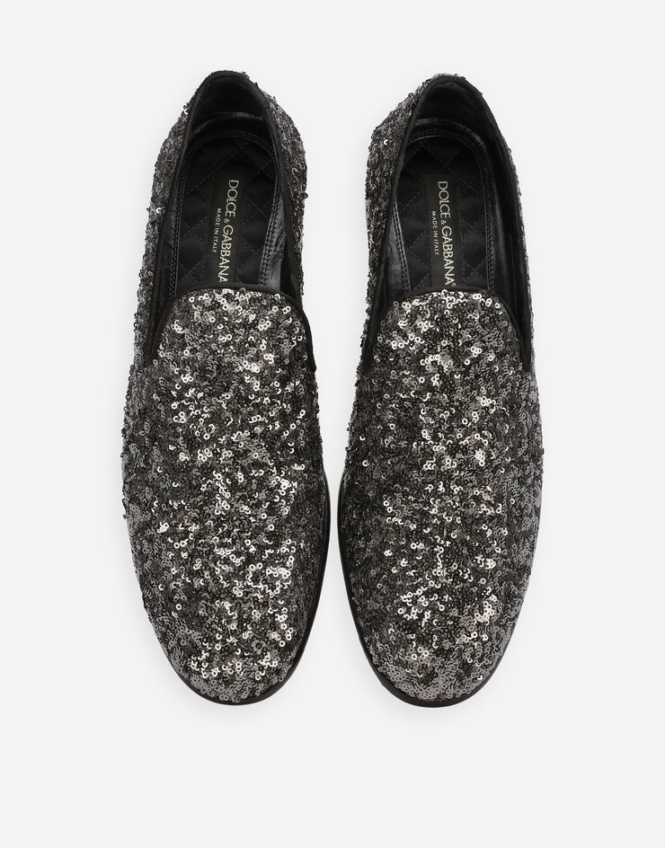 Dolce & Gabbana 亮片便鞋 灰 A50396AN308