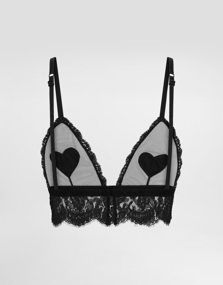 Dolce & Gabbana Tulle and lace bra Dolce & Gabbana Tulle and lace bra Black O1D09TON0CL