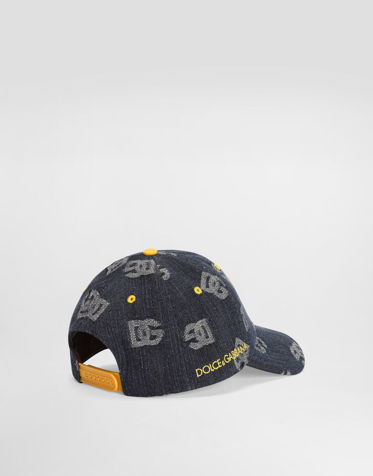 Dolce & Gabbana Dolce&Gabbana X ’47 New York Yankees Baseball Cap In Denim Logo Multicolor IH152MGI209