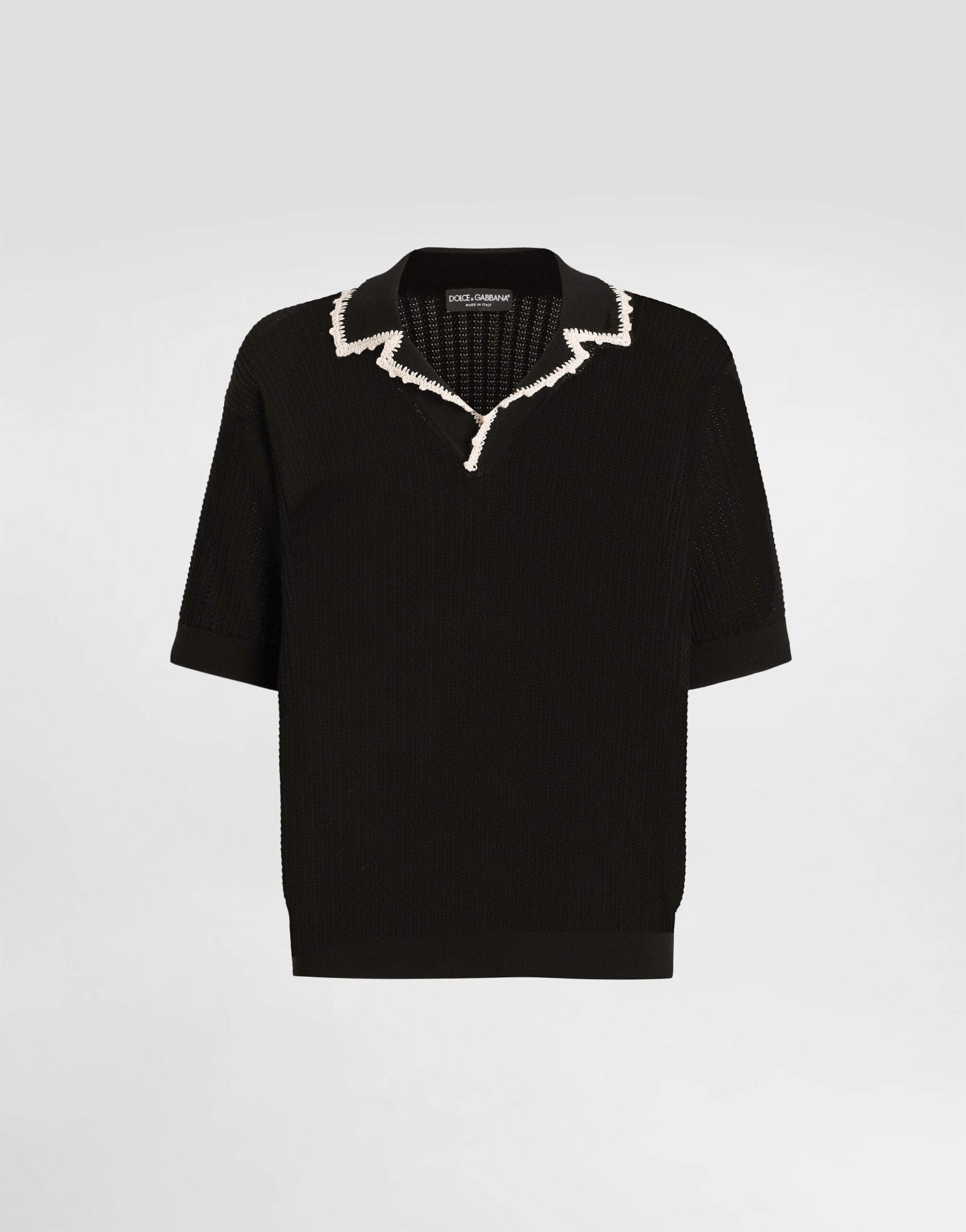 DOLCE & GABBANA ブラックポロシャツ 新品未使用 DOLCE&GABBANA ポロシャツ 48 ブラック ドルガバ - メルカリ