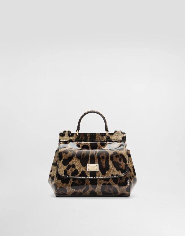 Dolce & Gabbana Printed polished calfskin mini Sicily bag Print EB0003AM568