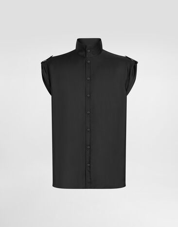 Dolce & Gabbana Hawaii silk twill shirt Black G5NJ4TFU10S
