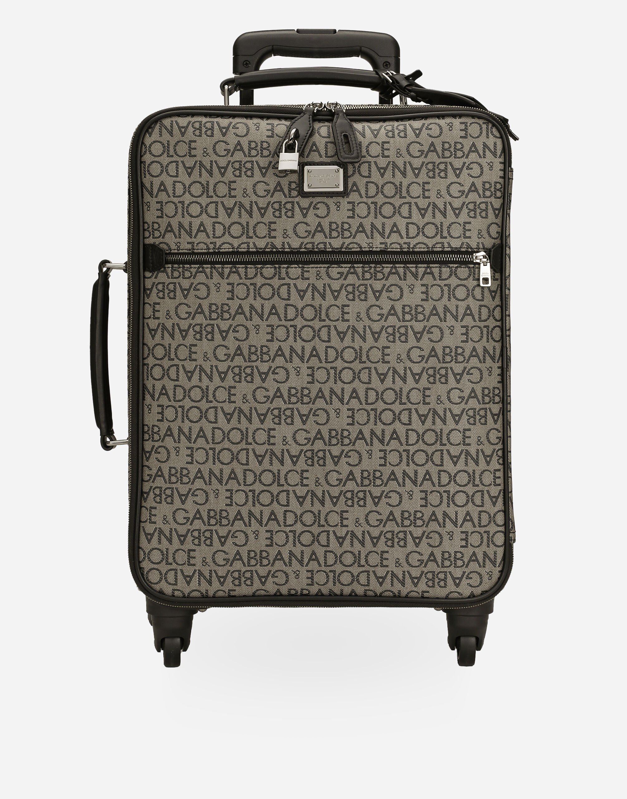 Dolce & Gabbana Trolley aus beschichtetem Jacquard Beige G9AOGTGH459