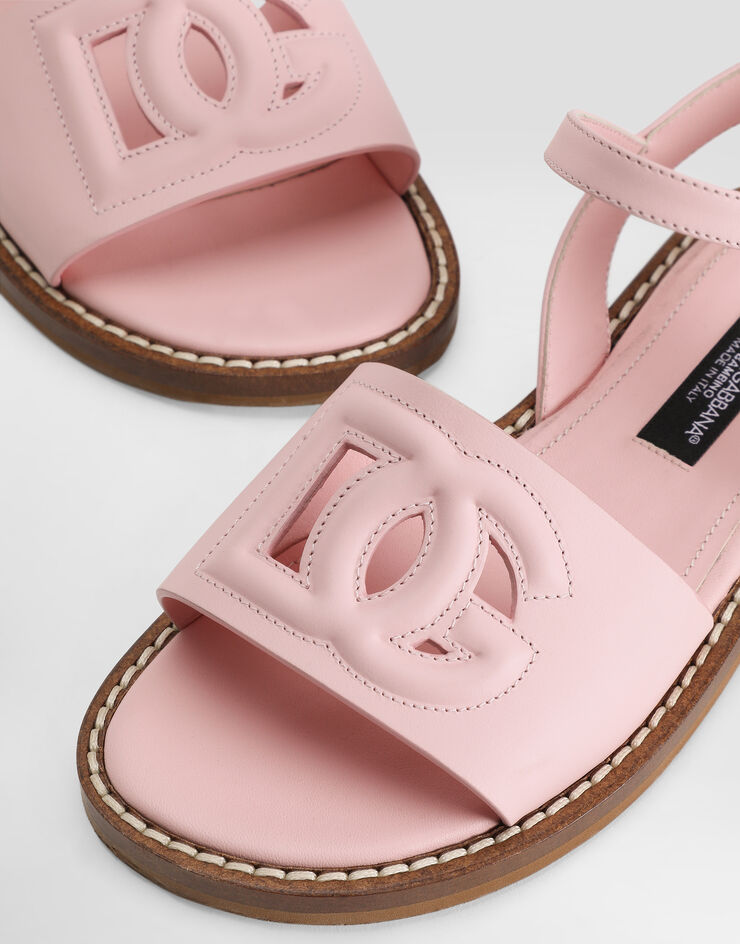 Dolce & Gabbana Calfskin sandals Pink D11308A1223