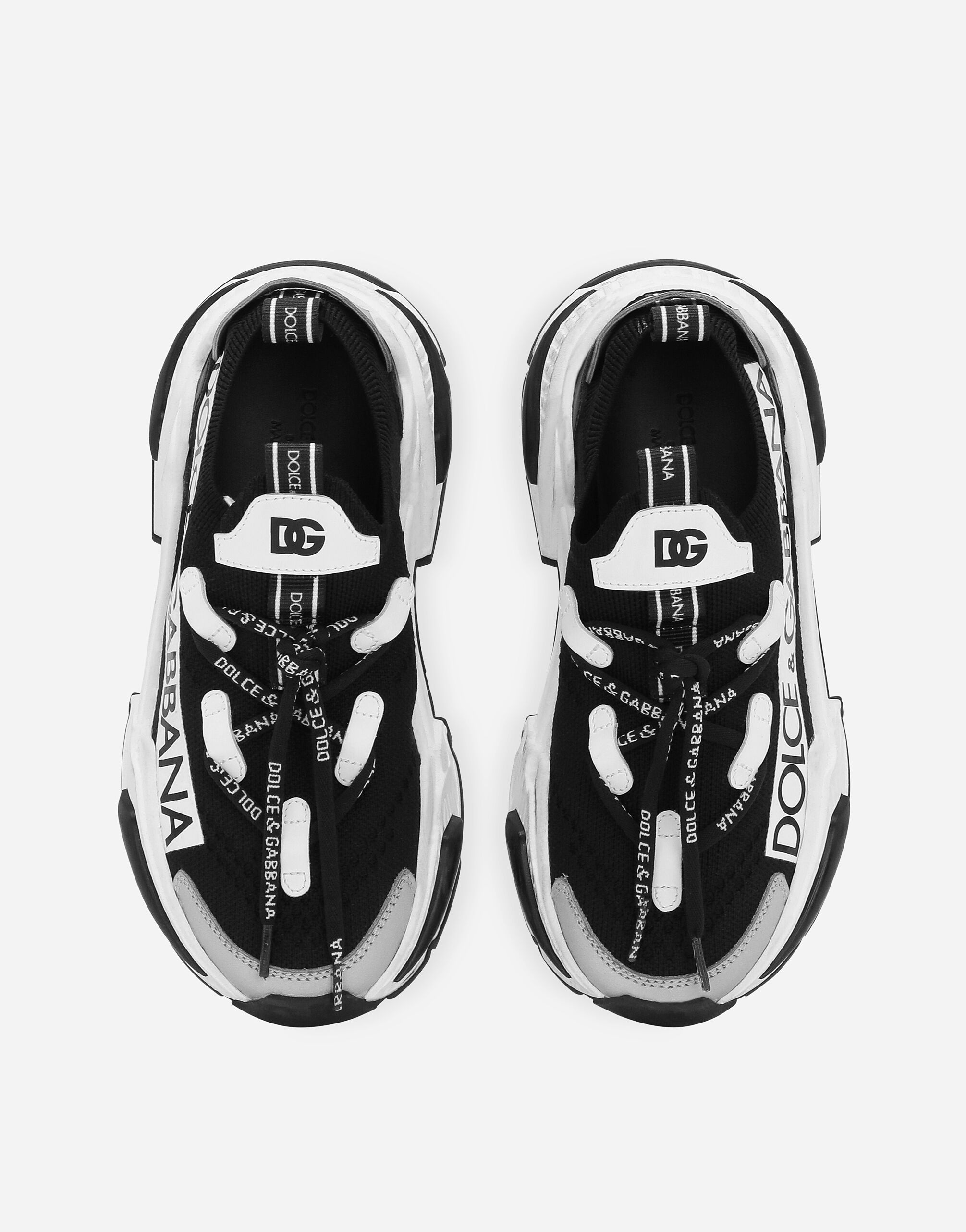 【DOLCE&GABBANA】エアマスター チャンキースニーカー DGロゴ Knit Airmaster sneakers with Dolce&Gabbana logo in
