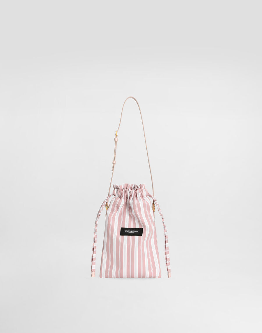 Essenza bag in striped poplin