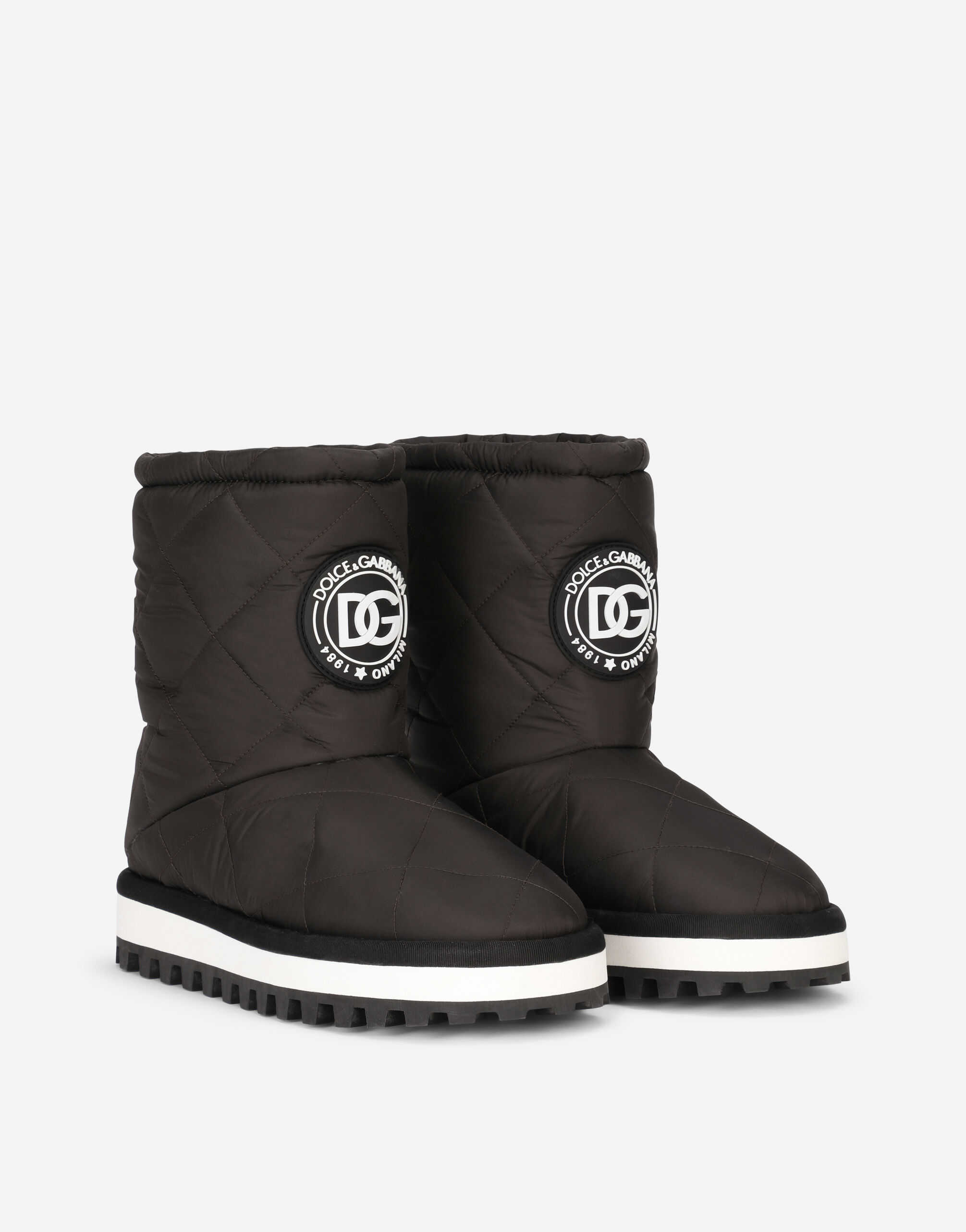 Nylon ankle boots with DG logo